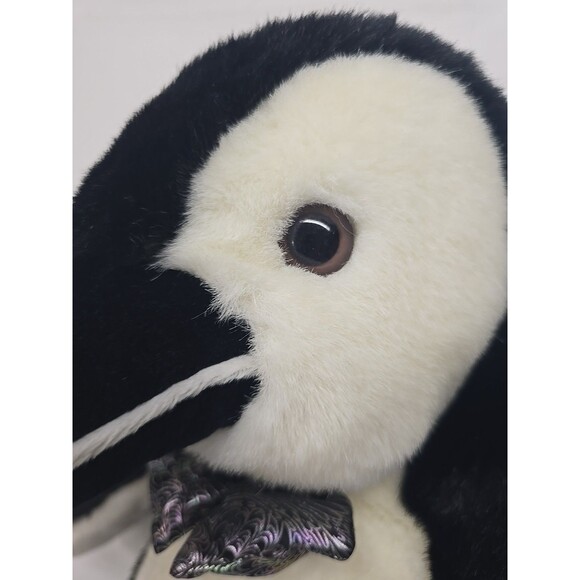 Wholesale Merchandisers Inc Black And White Penguin Plush With Bow Tie - Picture 9 of 12